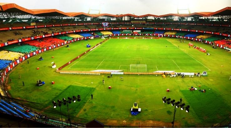 Jawaharlal Nehru International Stadium : Capacity - 60,000
